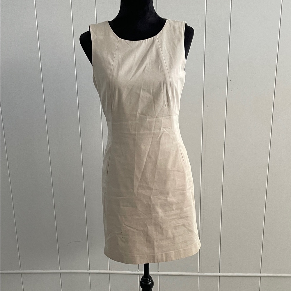 Theory Cream Mini Dress